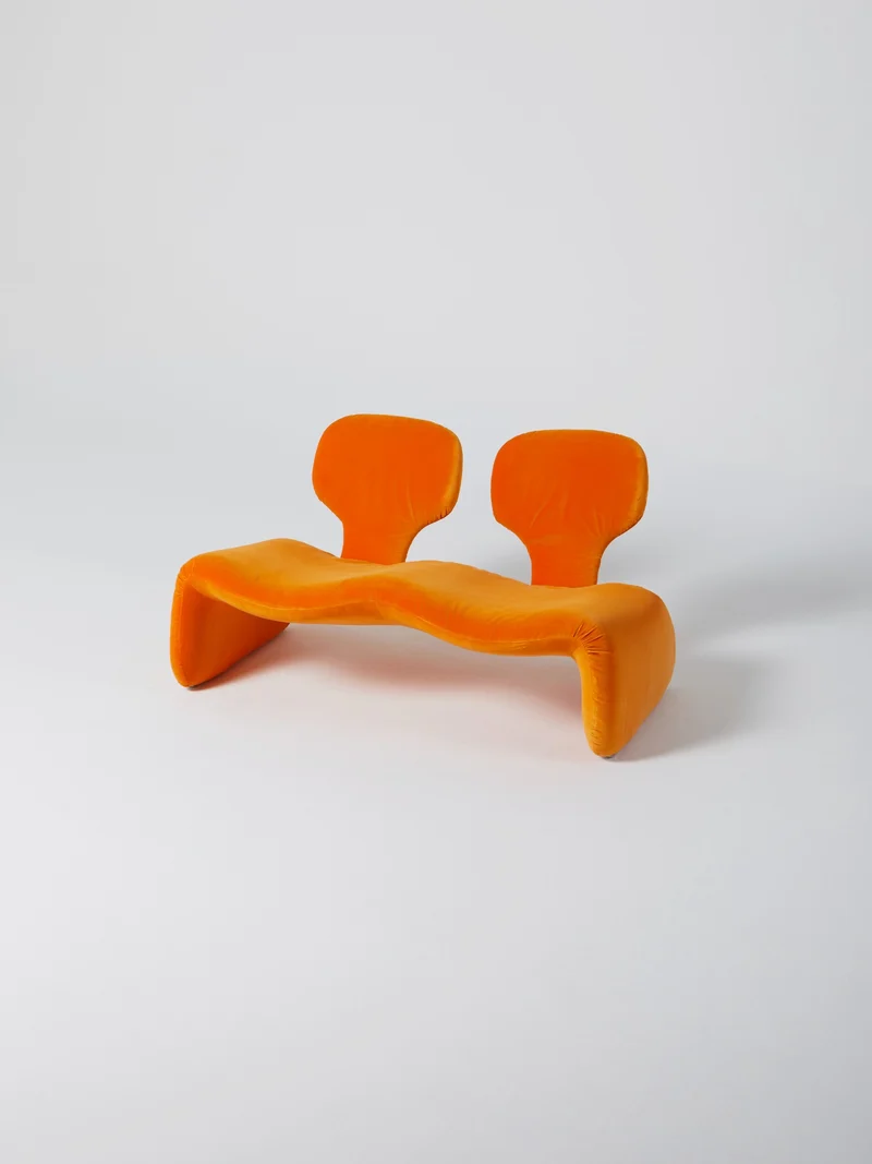 Djinn Sofa / 2-Seater / Orange