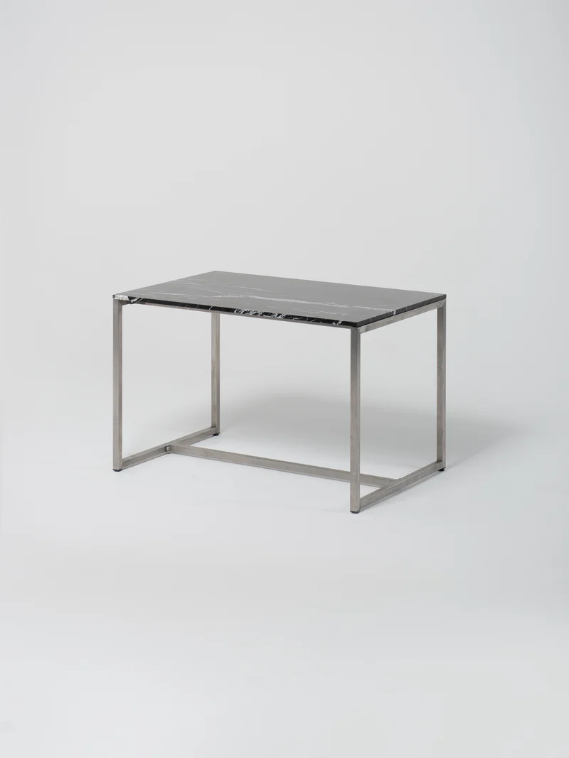 Table 19 / Stainless Steel / Nero Marquina