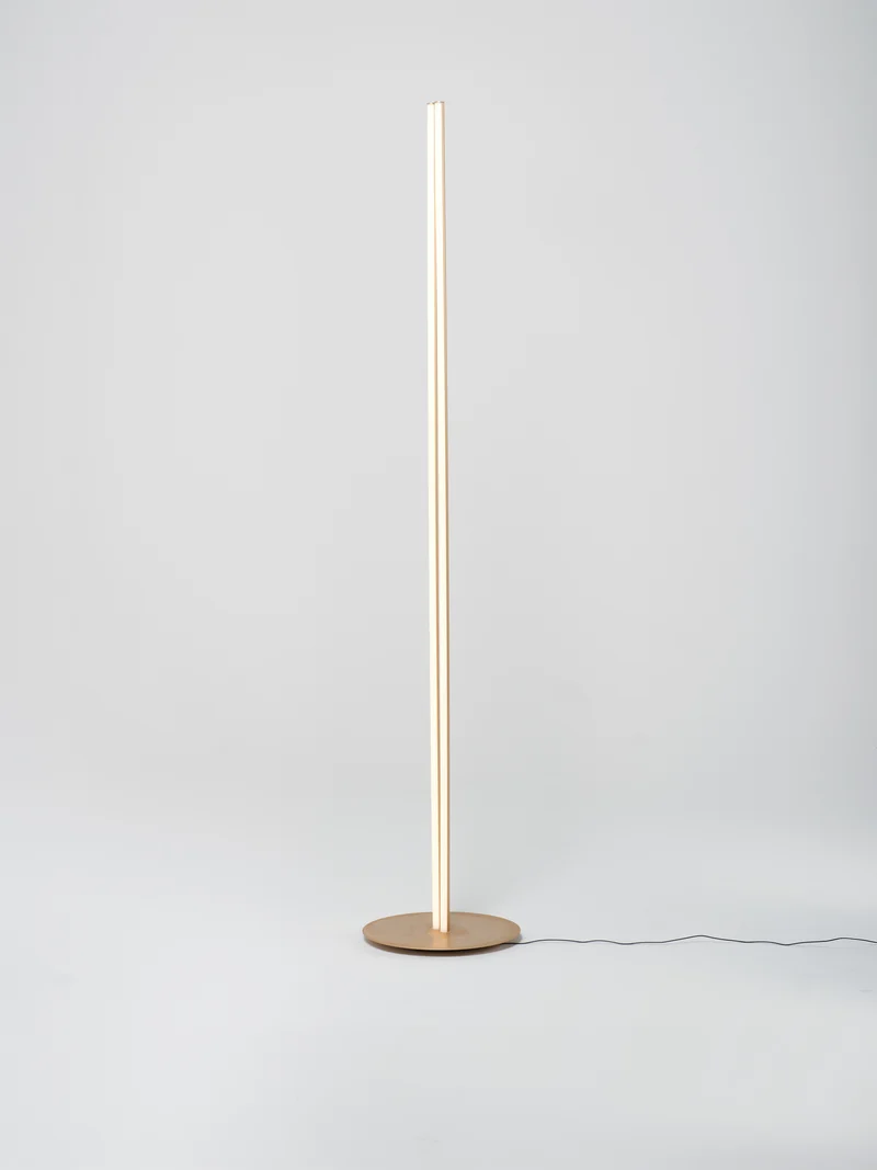 Coordinates Floor Lamp / Anodized Champagne