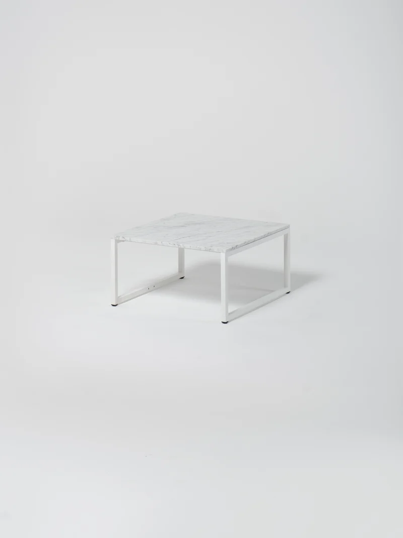 Coffee Table 13 / White | Square | Bianco Carrara