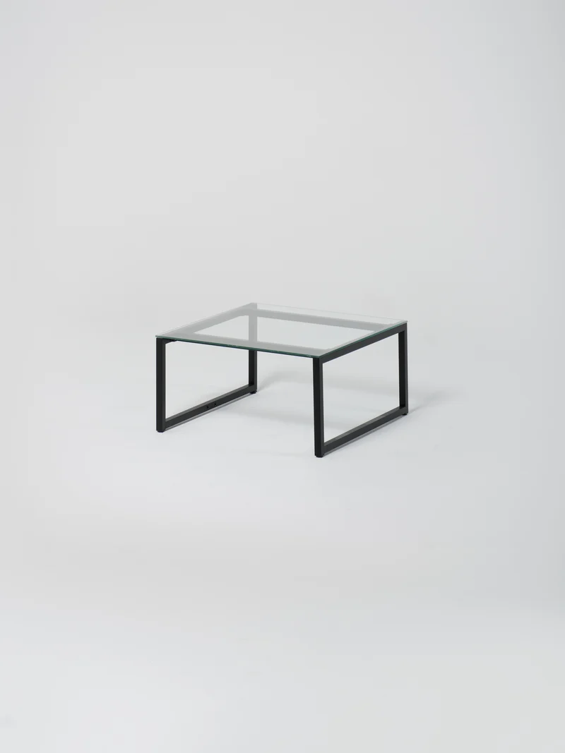 Coffee Table 10 / Black | Square | Glass