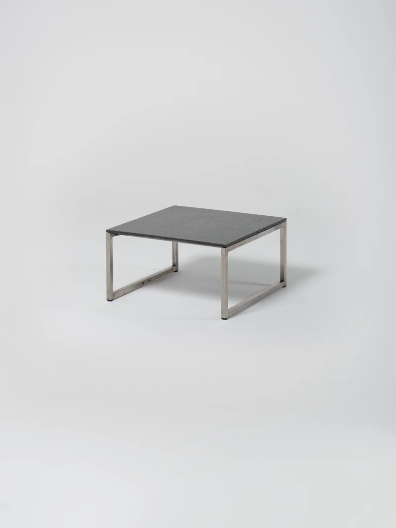 Coffee Table 3 / Stainless Steel | Square | Anthracite Concrete