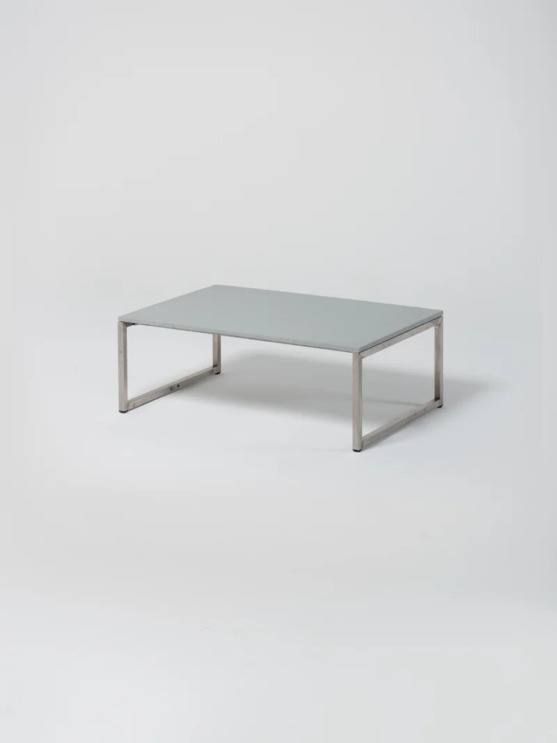 Coffee Table 2 / Stainless Steel | Architectural Concrete