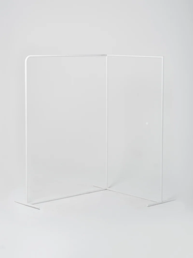 Corner Rail / White | Left
