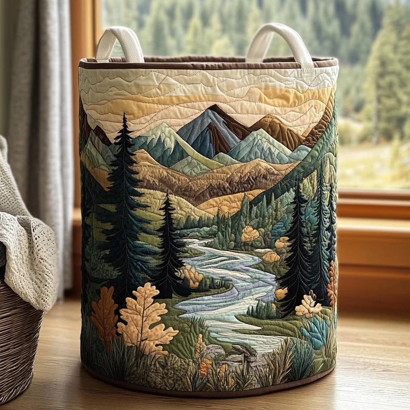 Forest | Handmade Laundry Basket