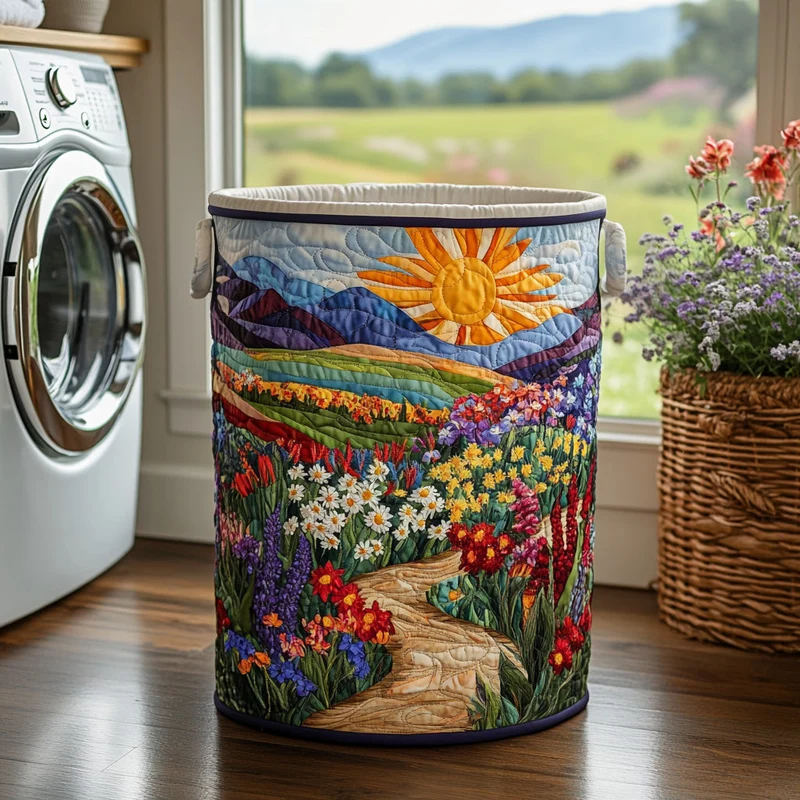 Meadow Song | Handmade Laundry Basket