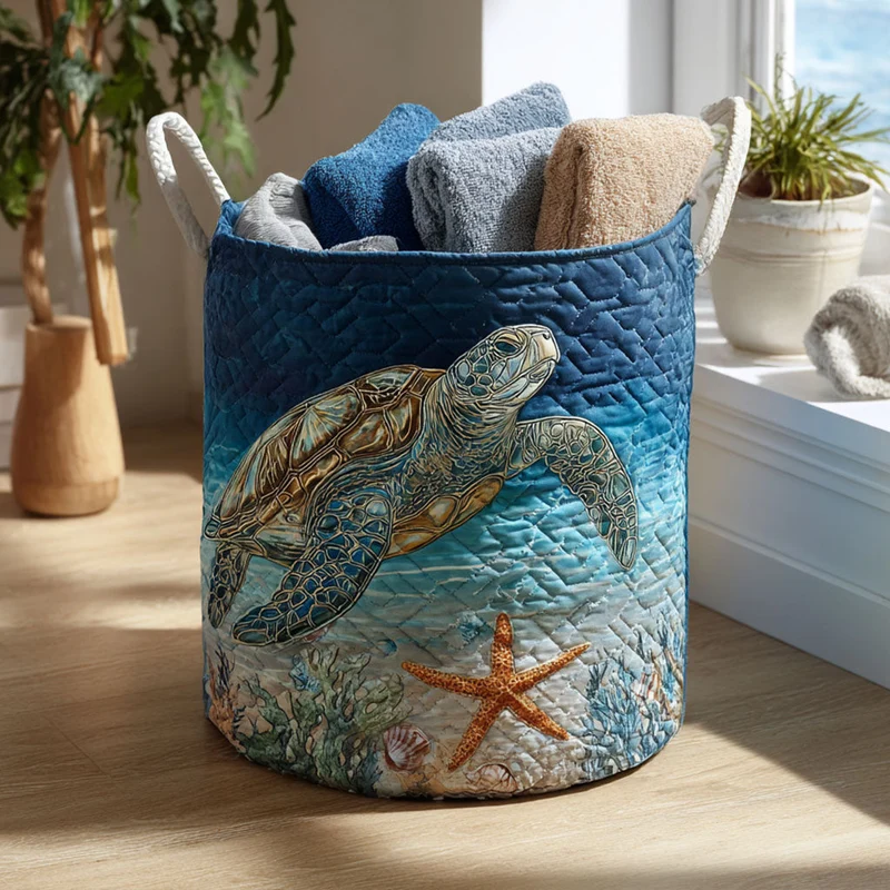 Maritime Atmosphere | Handmade Laundry Basket