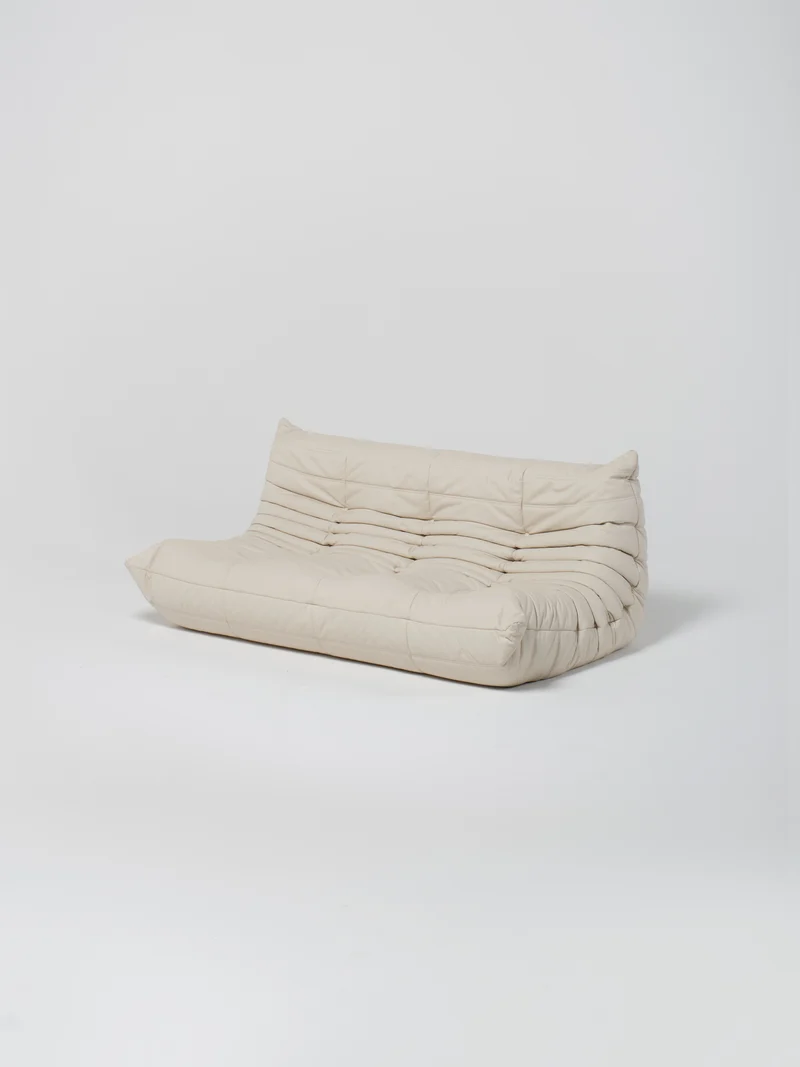 Togo Sofa / White | 3-Seater