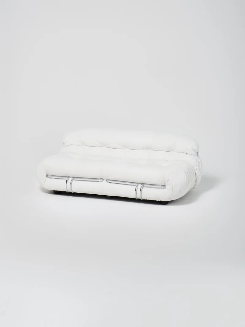 Soriana Sofa / White | 2-Seater