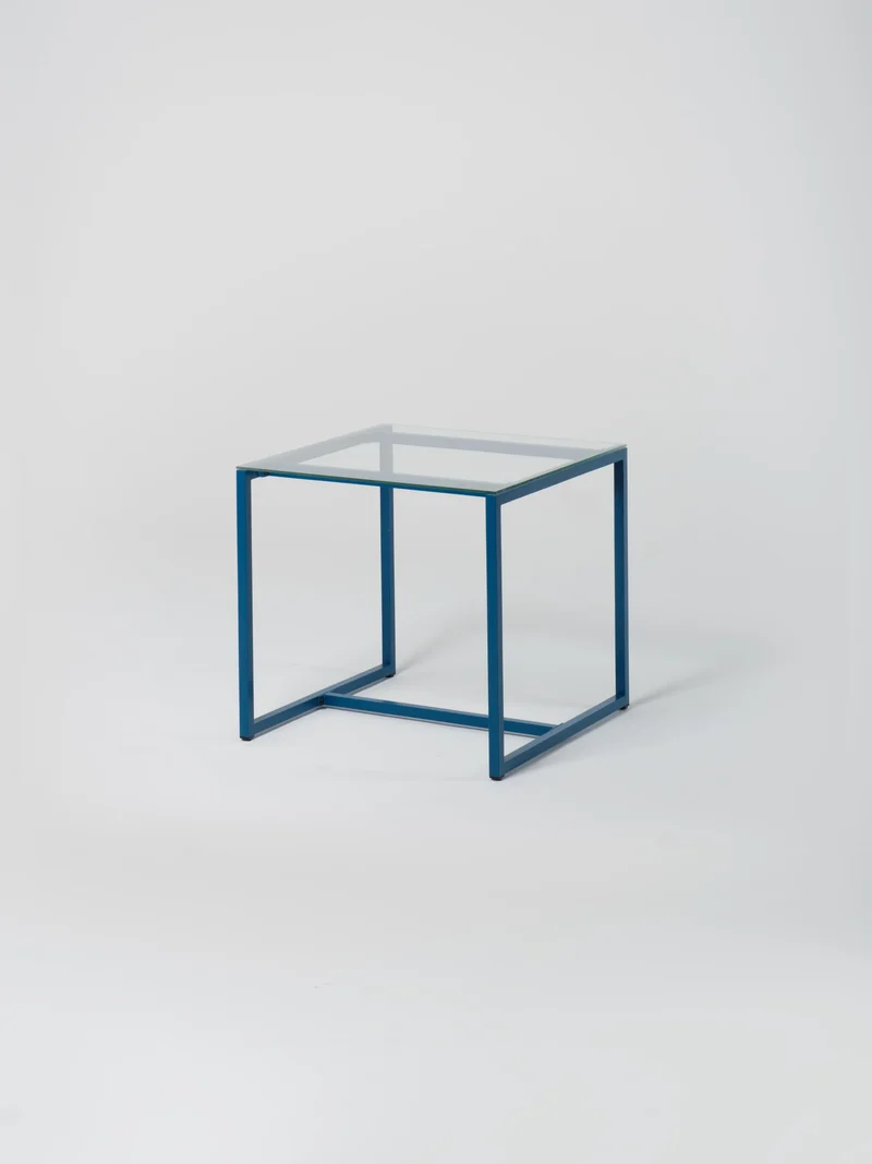 Table 18 / Square / Cobalt / Glass