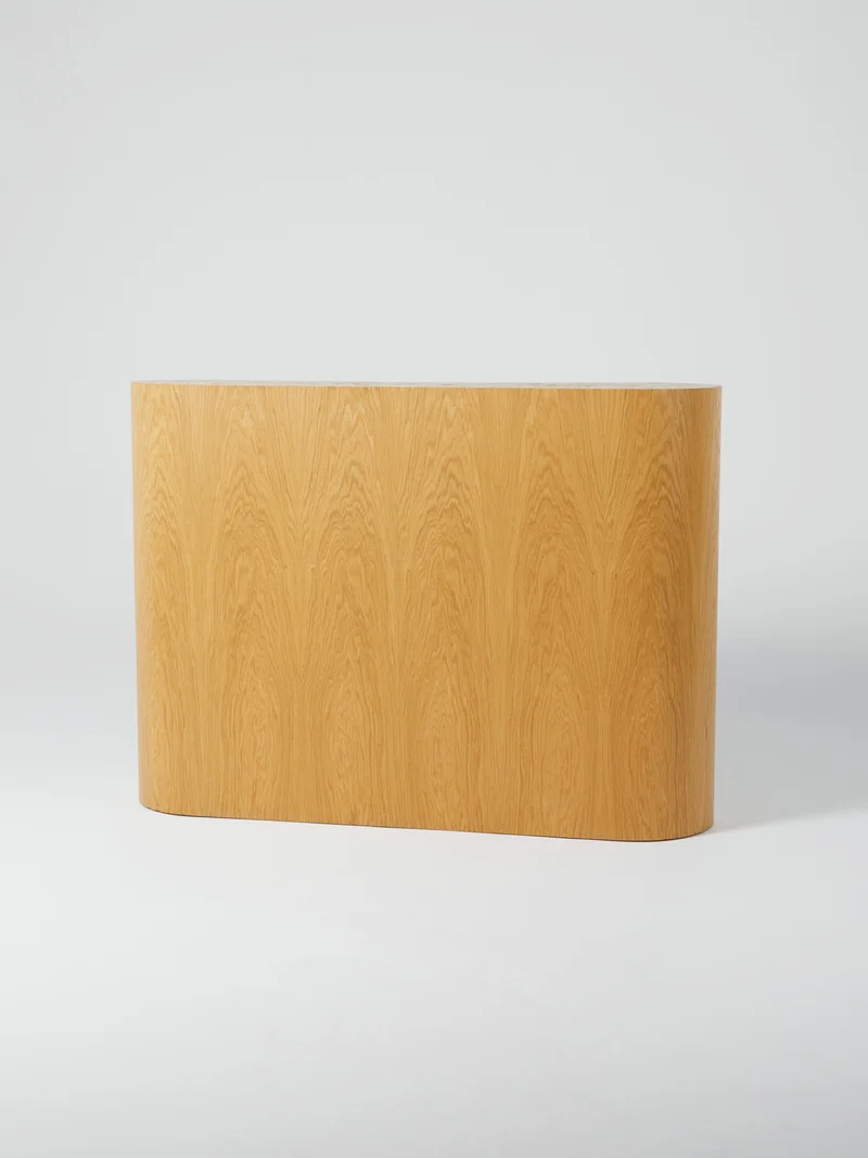 Front Desk / Wood / Rounded