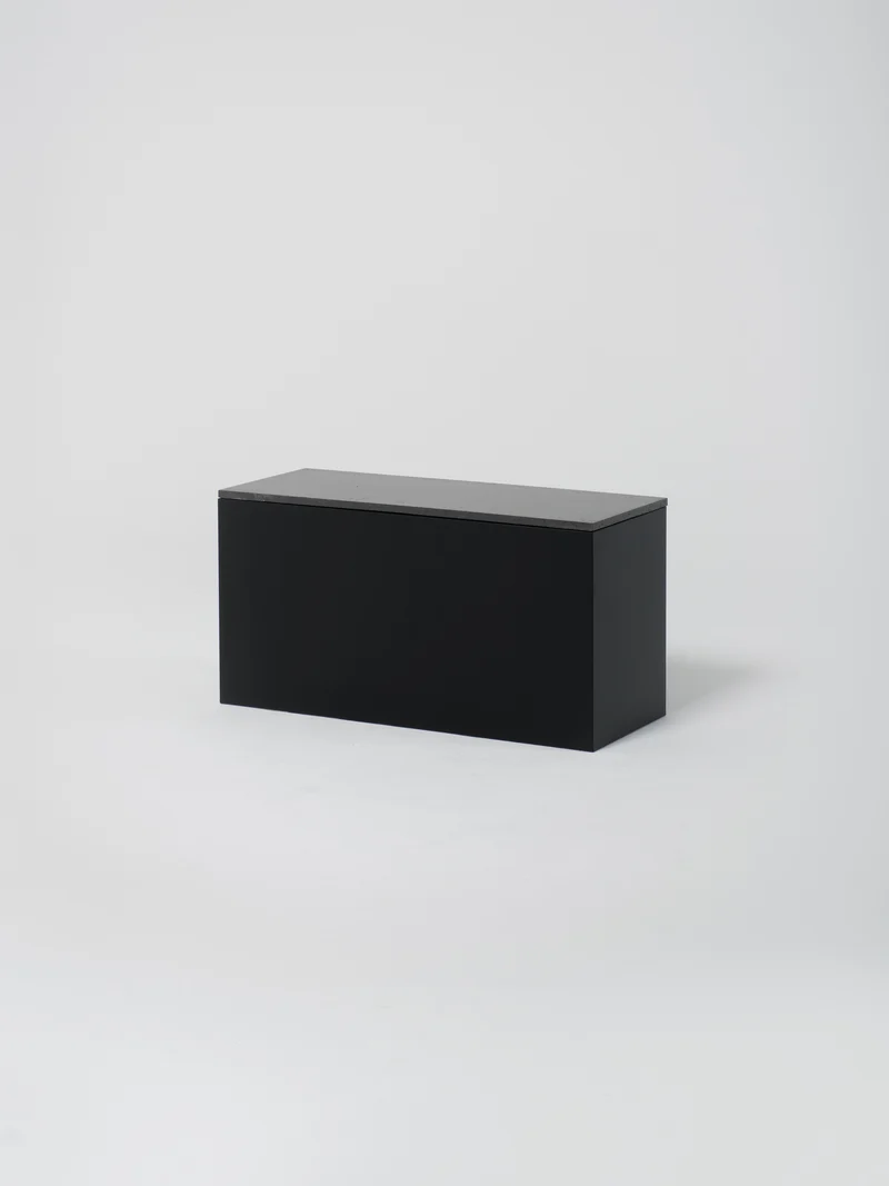 Cube 11 / 100x40x50cm / Black / Anthracite concrete