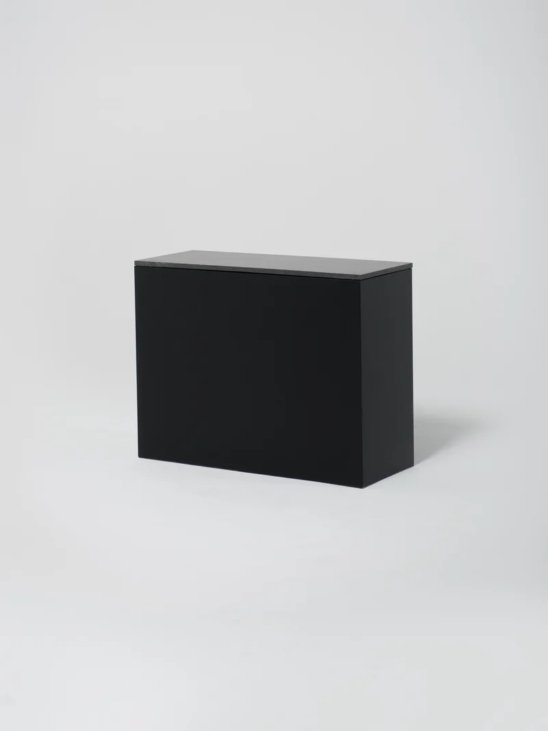 Cube 10 / 100x40x75cm / Black / Anthracite concrete