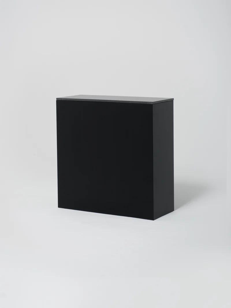 Cube 9 / 100x40x100 / Black / Anthracite concrete