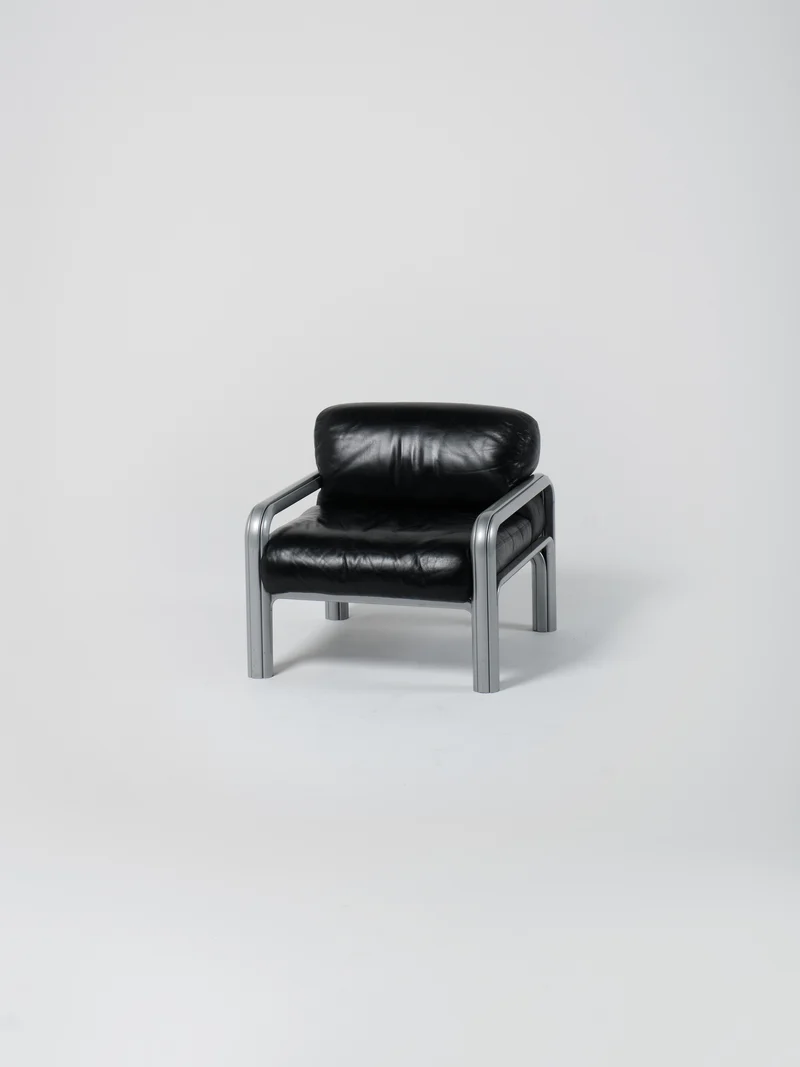 Aulenti Lounge Chair / Silver