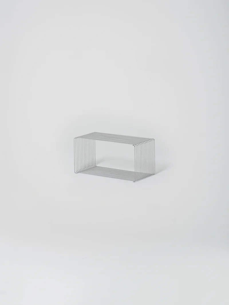 Panton Wire Shelf / Double Module | Chrome