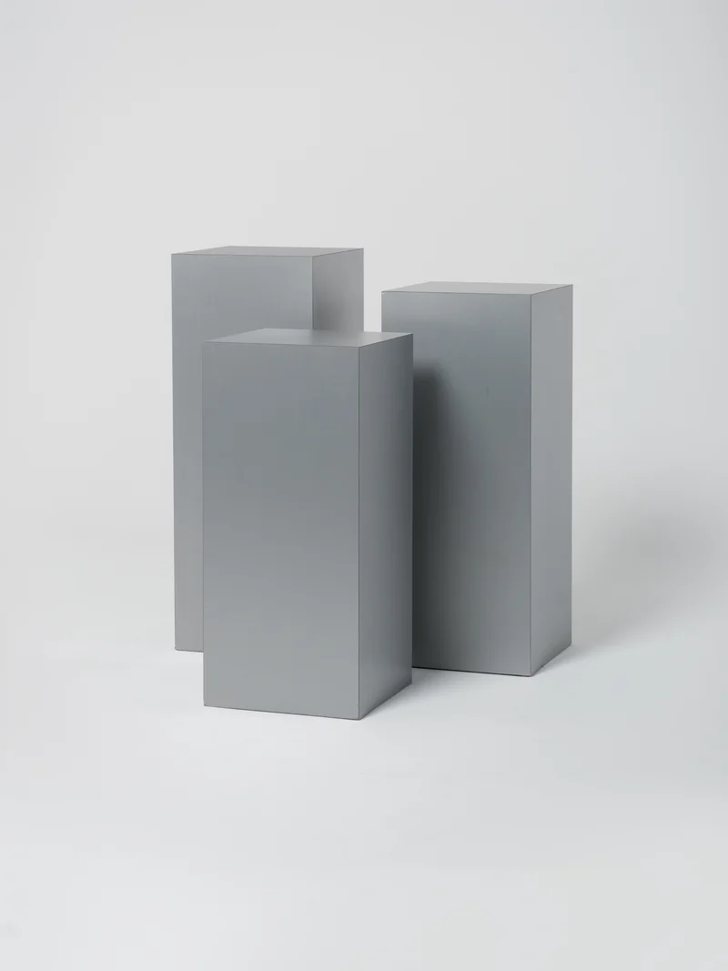 Cube Set 8 / 45cm / Brushed Steel