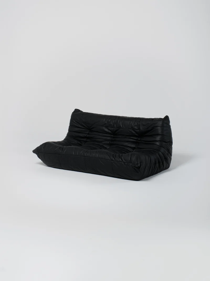 Togo Sofa / Black | 3-Seater