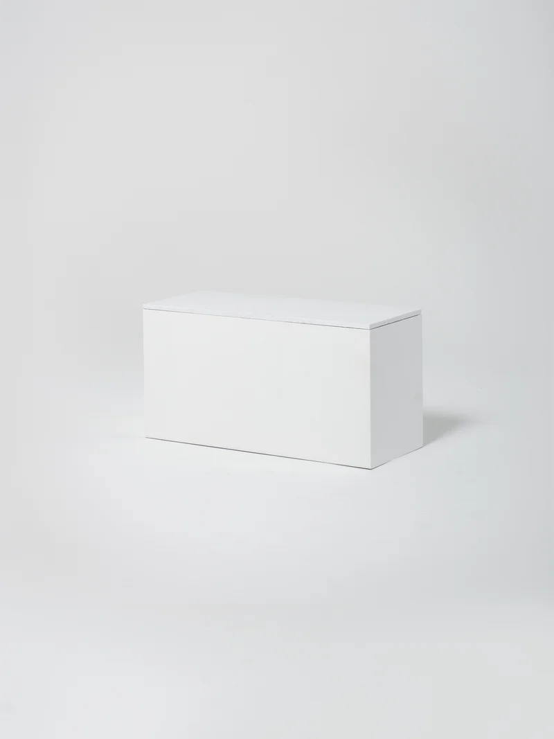 Cube 11 / 100x40x50cm / White / White Concrete