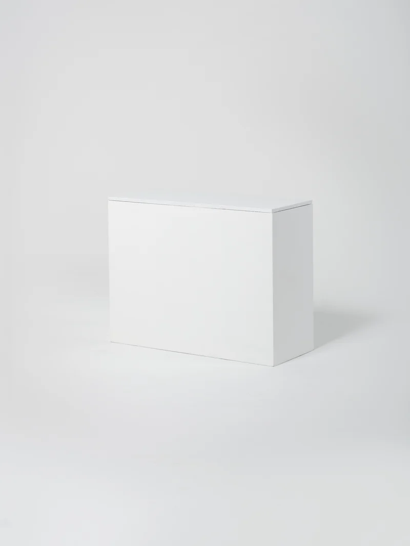 Cube 10 / 100x40x75cm / White / White Concrete