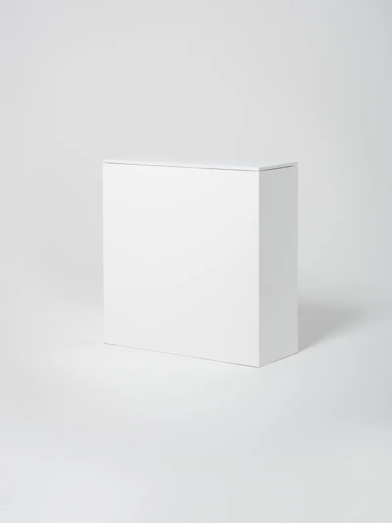 Cube 9 / 100x40x100cm / White / White Concrete