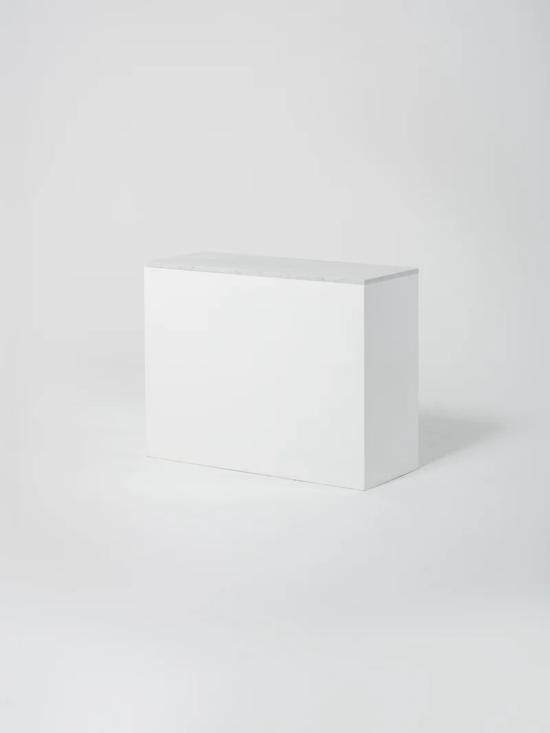 Cube 10 / 100x40x75cm / White / Bianco Carrara