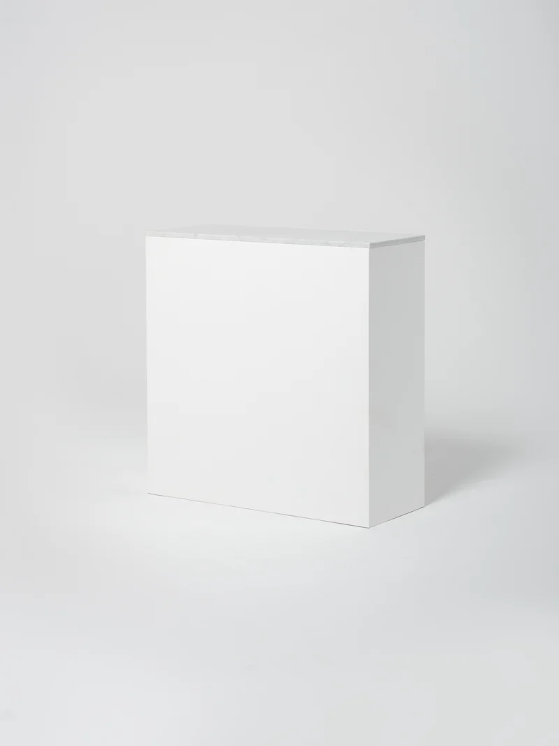 Cube 9 / 100x40x100cm / White / Bianco Carrara