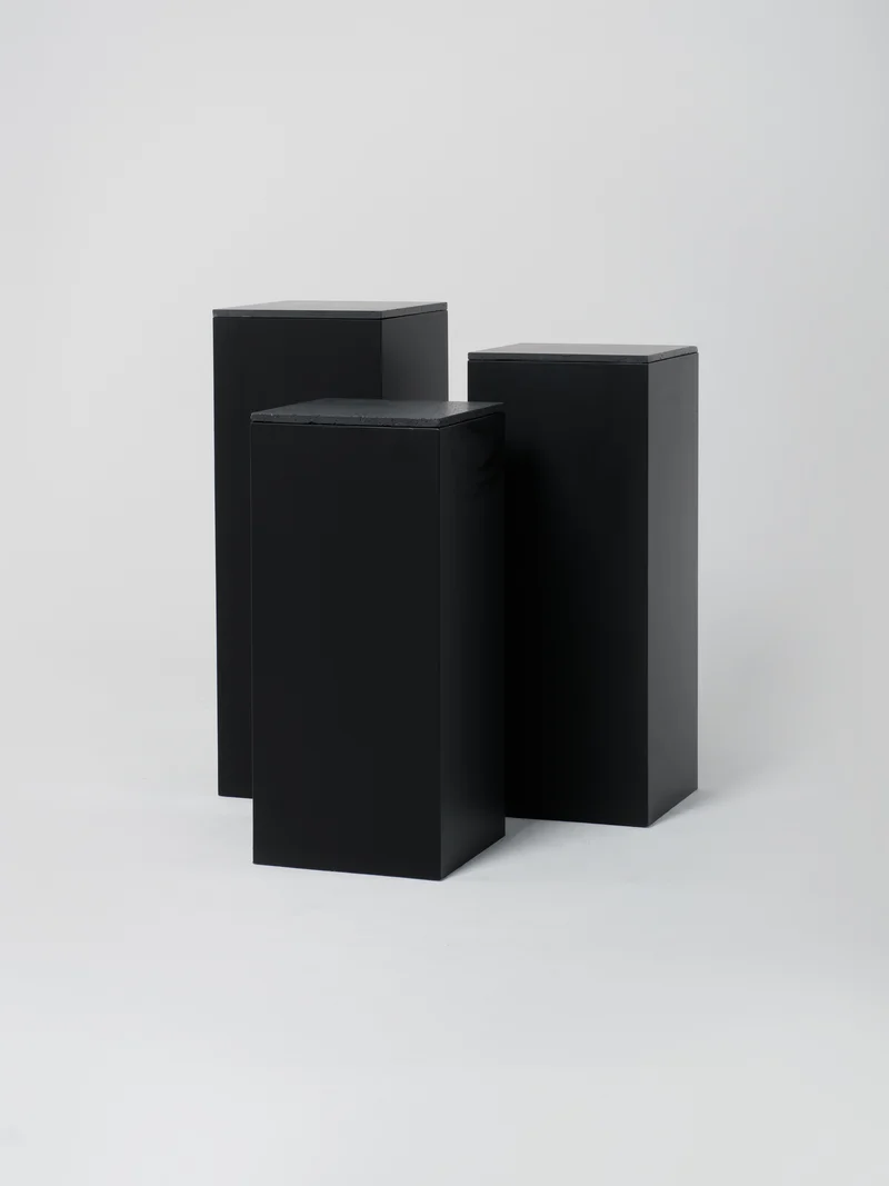 Cube Set 4 / 45cm / Black / Anthracite Concrete