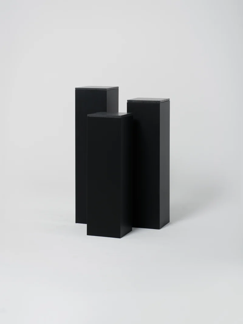 Cube Set 3 / 30cm / Black / Anthracite Concrete