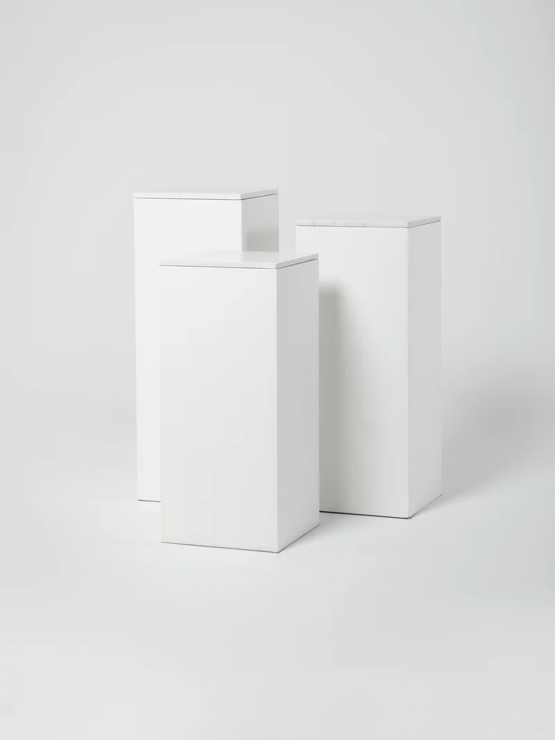 Cube Set 2 / 45cm / White / White Concrete