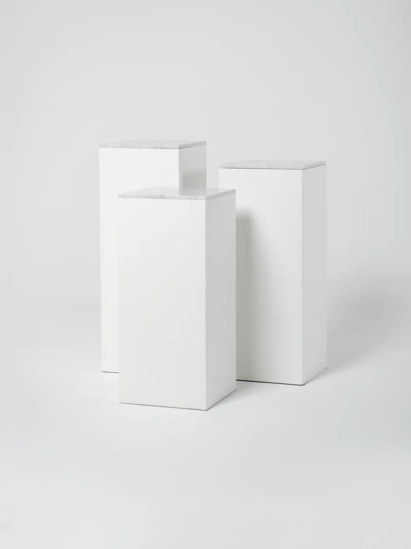 Cube Set 2 / 45cm / White / Bianco Carrara