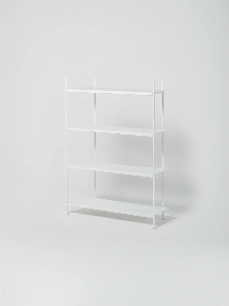 Shelving Set / 4 Levels | White