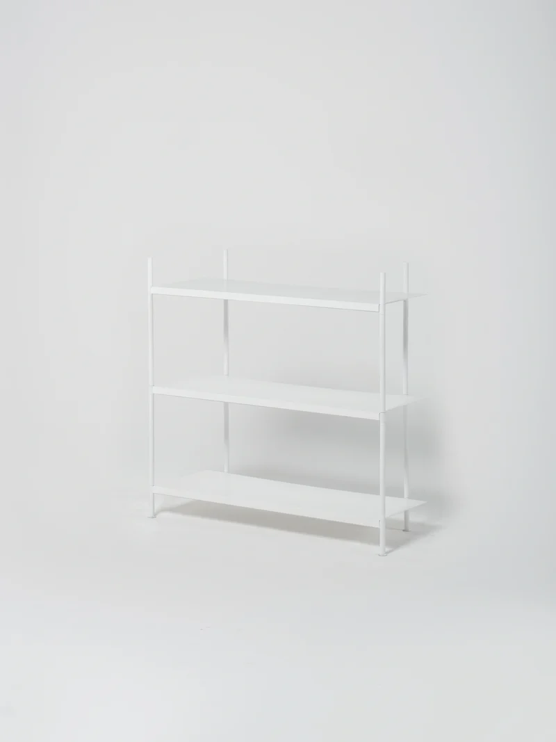 Shelving Set / 3 Levels | White