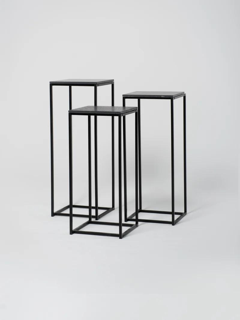 Podium Set 9 / 45cm Square / Anthracite Concrete