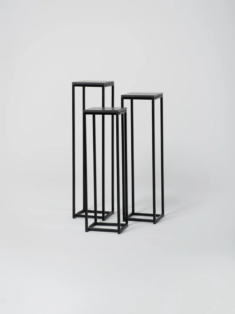 Podium Set 9 / 30cm Square / Anthracite Concrete