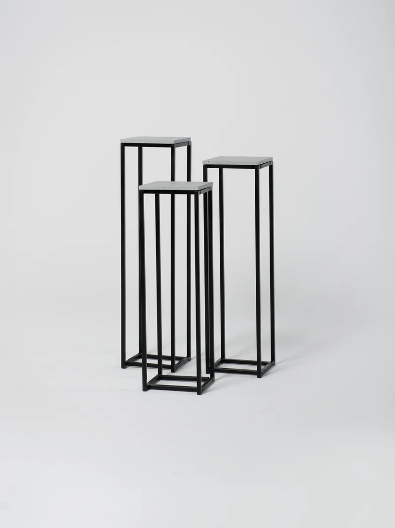Podium Set 6 / 30cm Square / Architectural Concrete