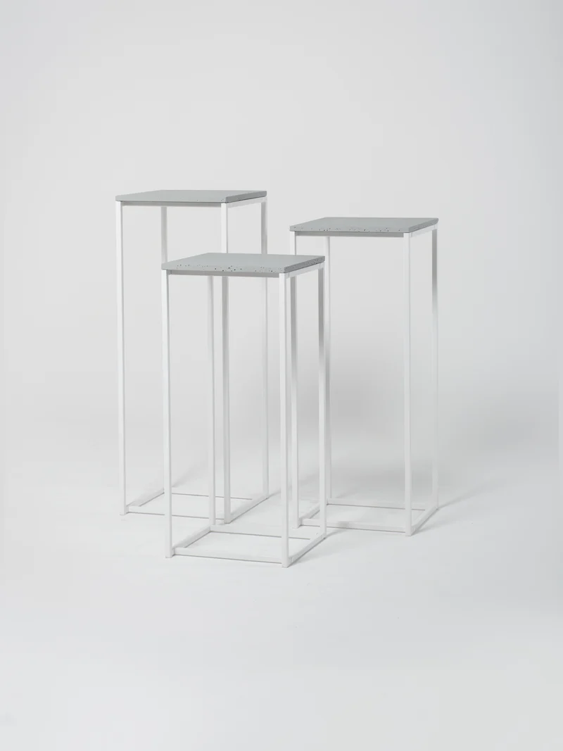Podium Set 5 / 45cm Square / Architectural Concrete