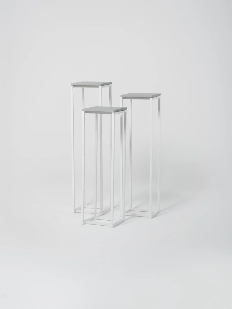 Podium Set 5 / 30cm Square / Architectural Concrete