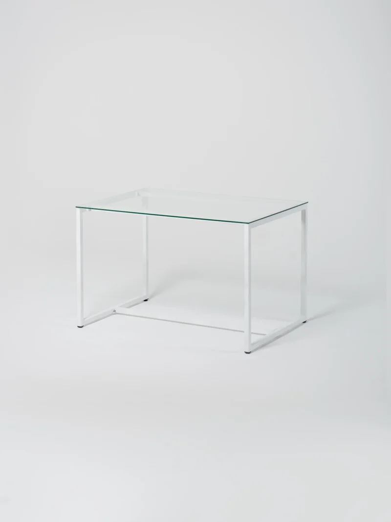 Table 12 / White / Glass