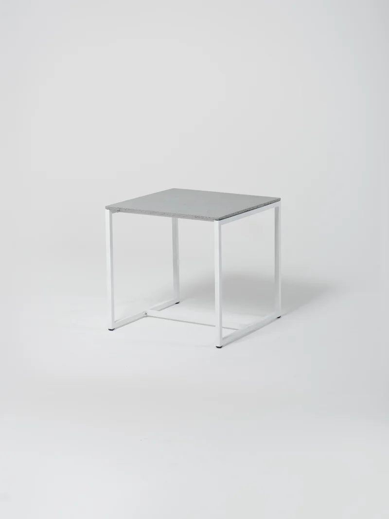 Table 5 / Square / White / Architectural Concrete