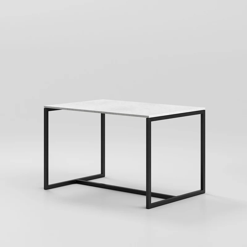Table 2 / Black / Bianco Carrara Marble