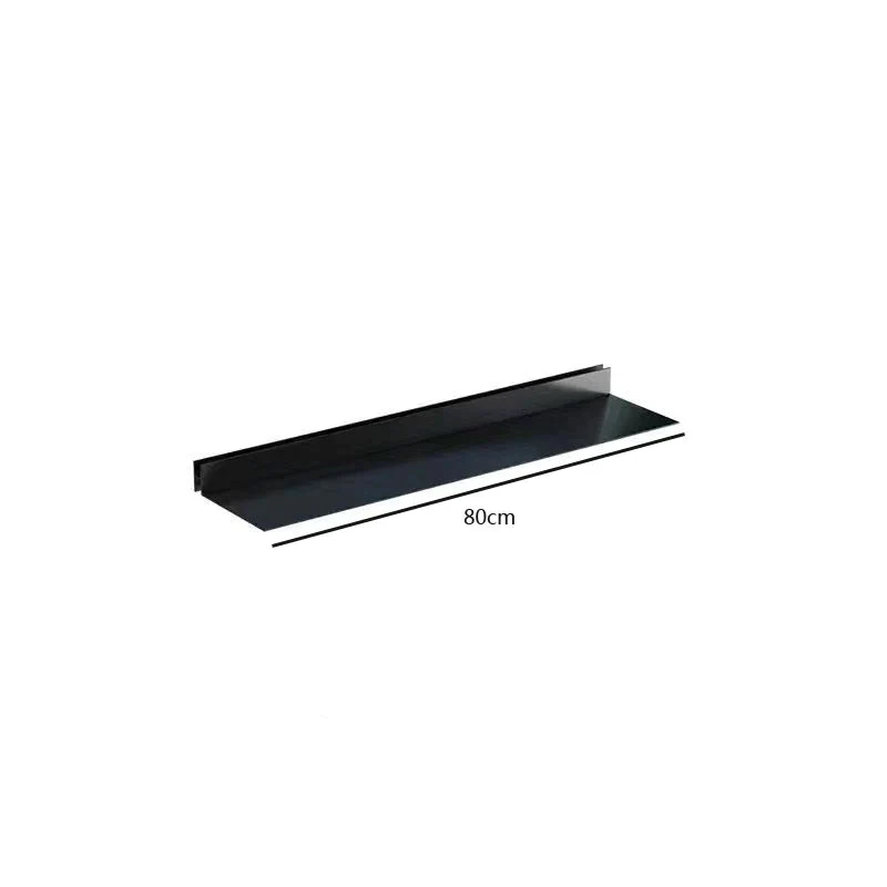 Etagere murale led integrée en métal noir