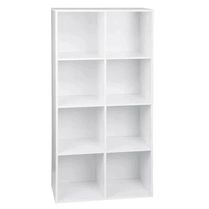 Etagère modulable bois 8 cases