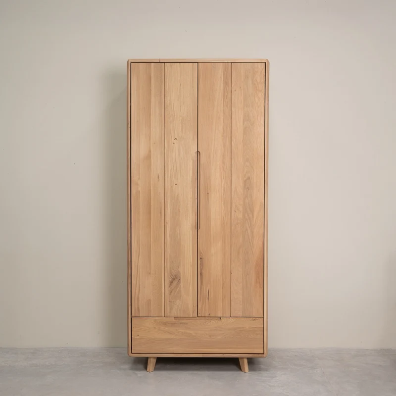 Armoire à 2 portes en bois massif Sweden | NordicStory