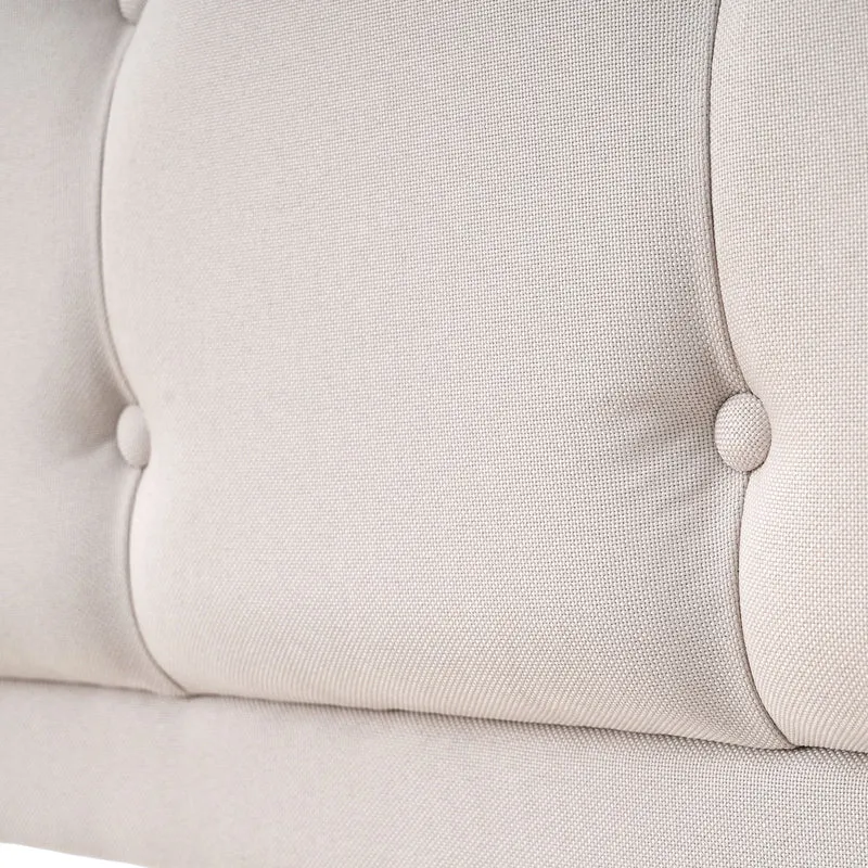 Lit double 160x200cm avec 4 tiroirs, tête de lit réglable, ports USB-C, tissu beige, sommier bois