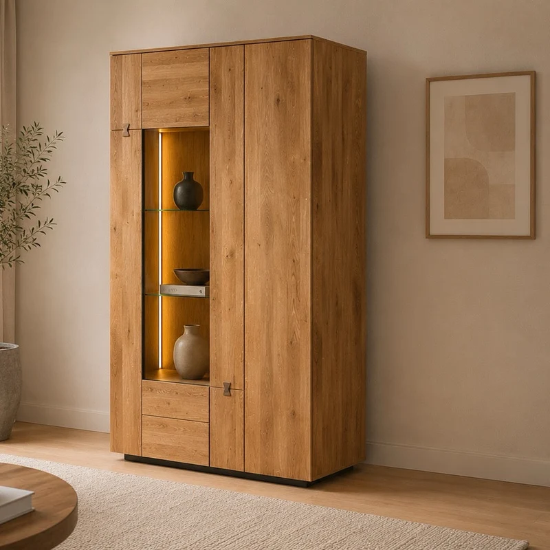 Vitrine en chêne MINURA 15 | LoftStory