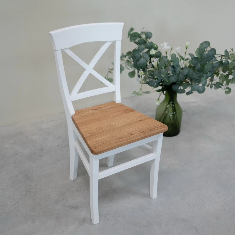 Lot de 2 ou 4 chaises de salle à manger en bois massif Lausanne | NordicStory