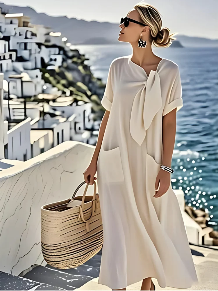 Alena™ | Elegant Dress with Pockets