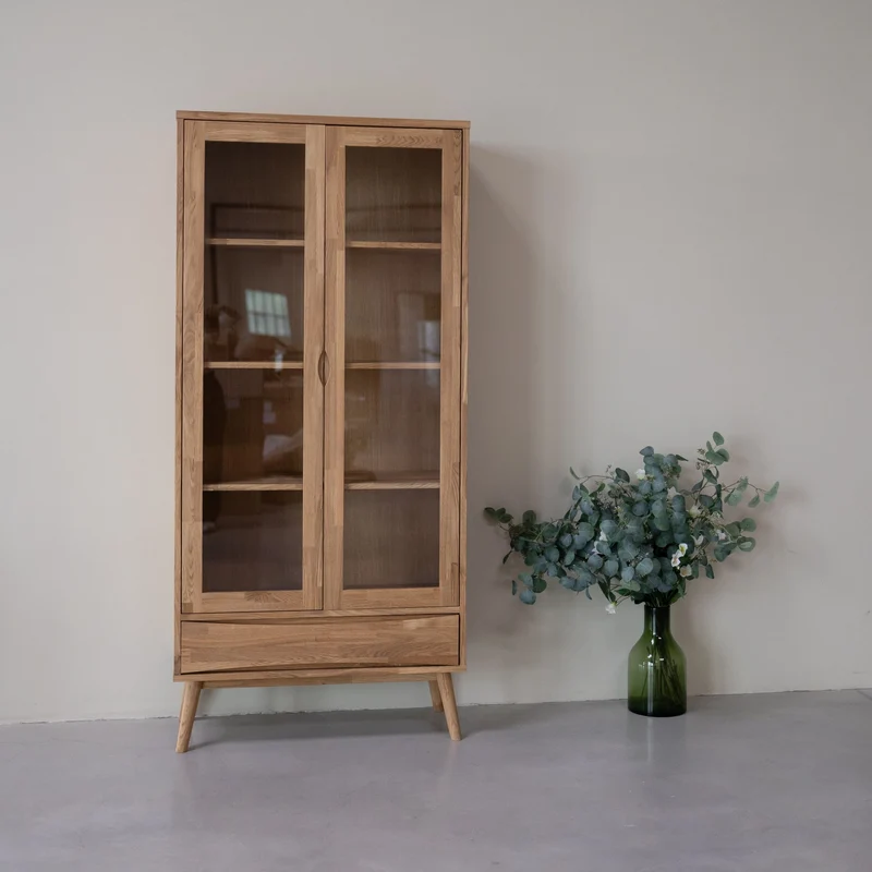 Vitrine en chêne MALMO | NordicStory