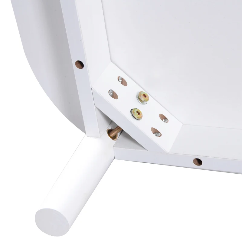 Table basse blanche en rotin 2 portes coulissantes 110x55x38,5 cm MERIDIANCLARITYY